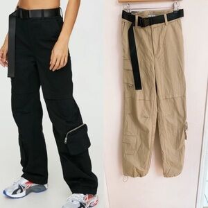 Aritzia TNA L.E.S Cargo Pant in Tan